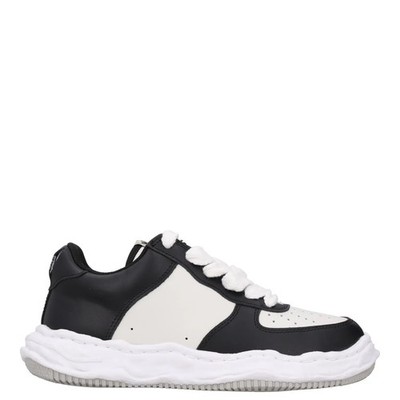 Miharayasuhiro Herren Wayne Low Sneaker Schwarz Leder Turnschuhe EU 42 UVP 445