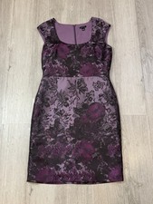 Ann Taylor Women’s Purple Floral Sleeveless Lined Dress Size 2