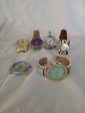 6 Watches Men And Women Persona Accutime Bonetta Unbranded Pendant Has No Bail
