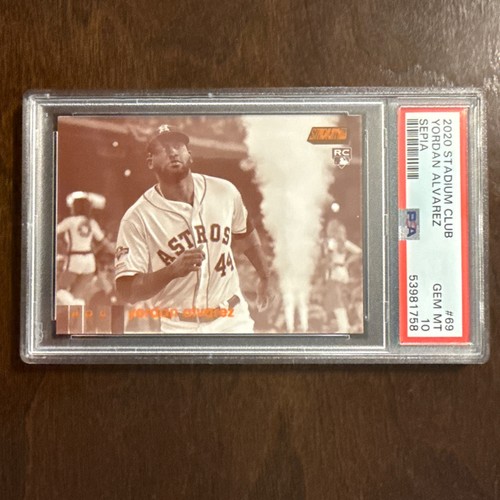 2020 Stadium Club Yordan Alvarez Sepia RC PSA 10 💥