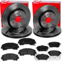 Brembo Bremsscheiben + BelÄGe Vorne + Hinten Passend FüR Nissan X-TRAIL T32