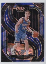 2024 Panini Select Premier Level Blue Cracked Ice Prizm Nikola Topic #171 19yg
