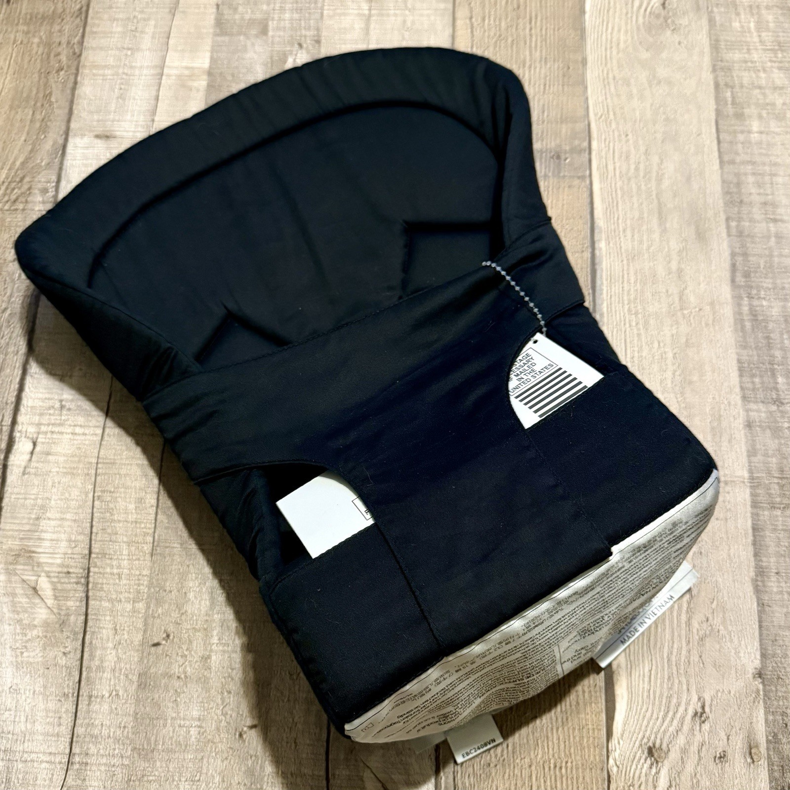 Tula Black Infant Insert For Standard Baby Carrier Newborn Brand New