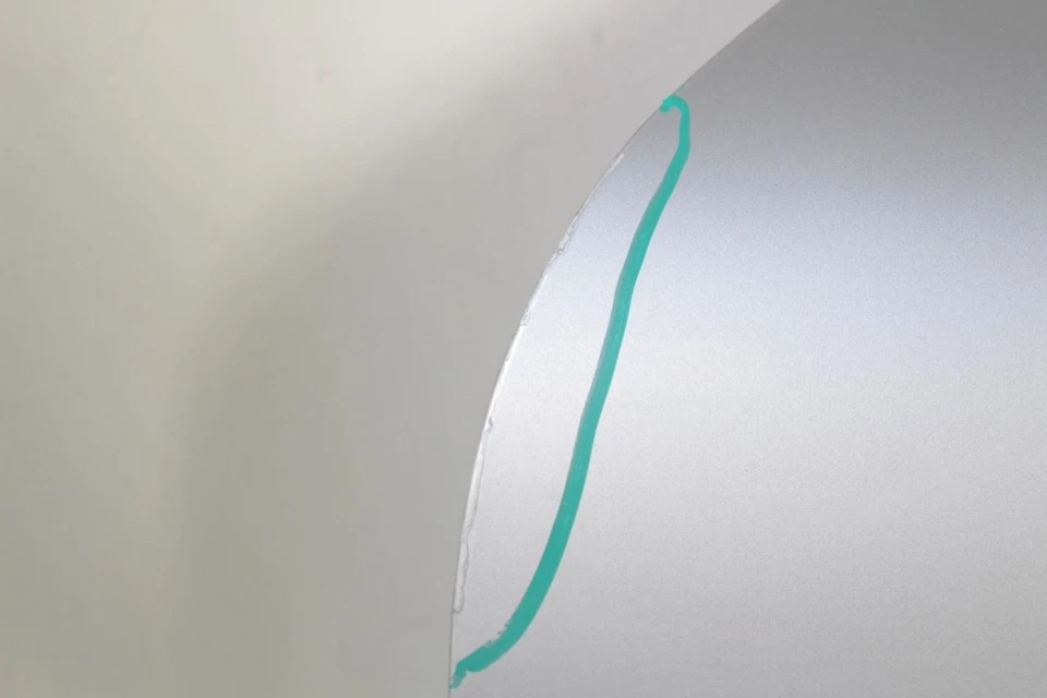 97-04 Porsche Boxster 2.5L Silver Driver Left Front Door Assembly - Image 2 of 4