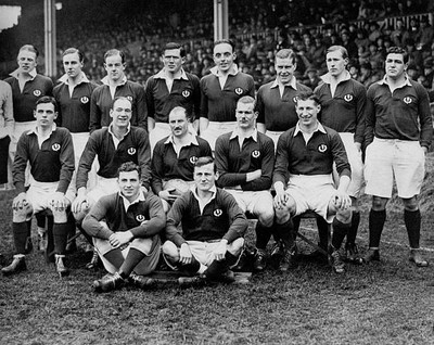 Old Rugby Union Photo Scotland Team Group 1933