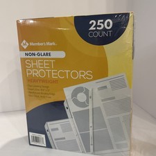 Member's Mark Heavyweight Sheet Protectors, Clear 250 Count 
