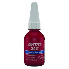 Loctite 1329837 Primerless Threadlocker, Loctite 243, Blue, Medium Strength,