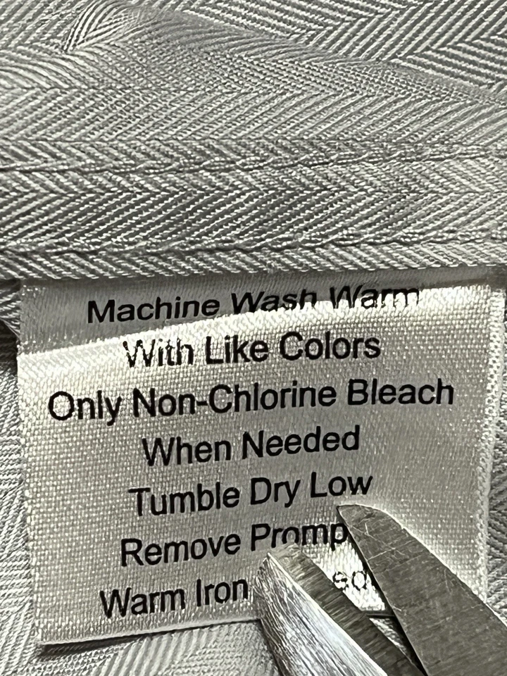 Camisa de vestir Joseph Abboud para hombre 2XL beige algodón manga larga 18 X 36/37 Foto 4 de 4