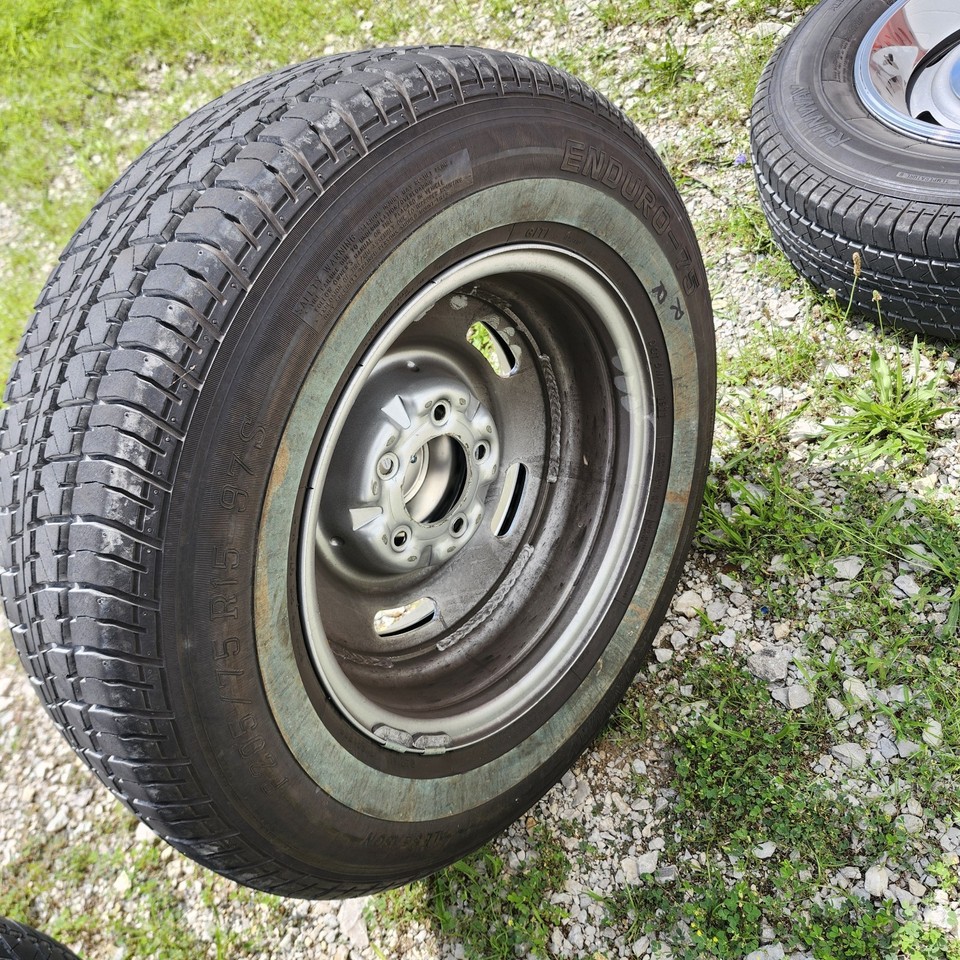 1967 C2 Corvette Wheels & Tires Reproduction 15 Inch Rally Wheel Rim ...