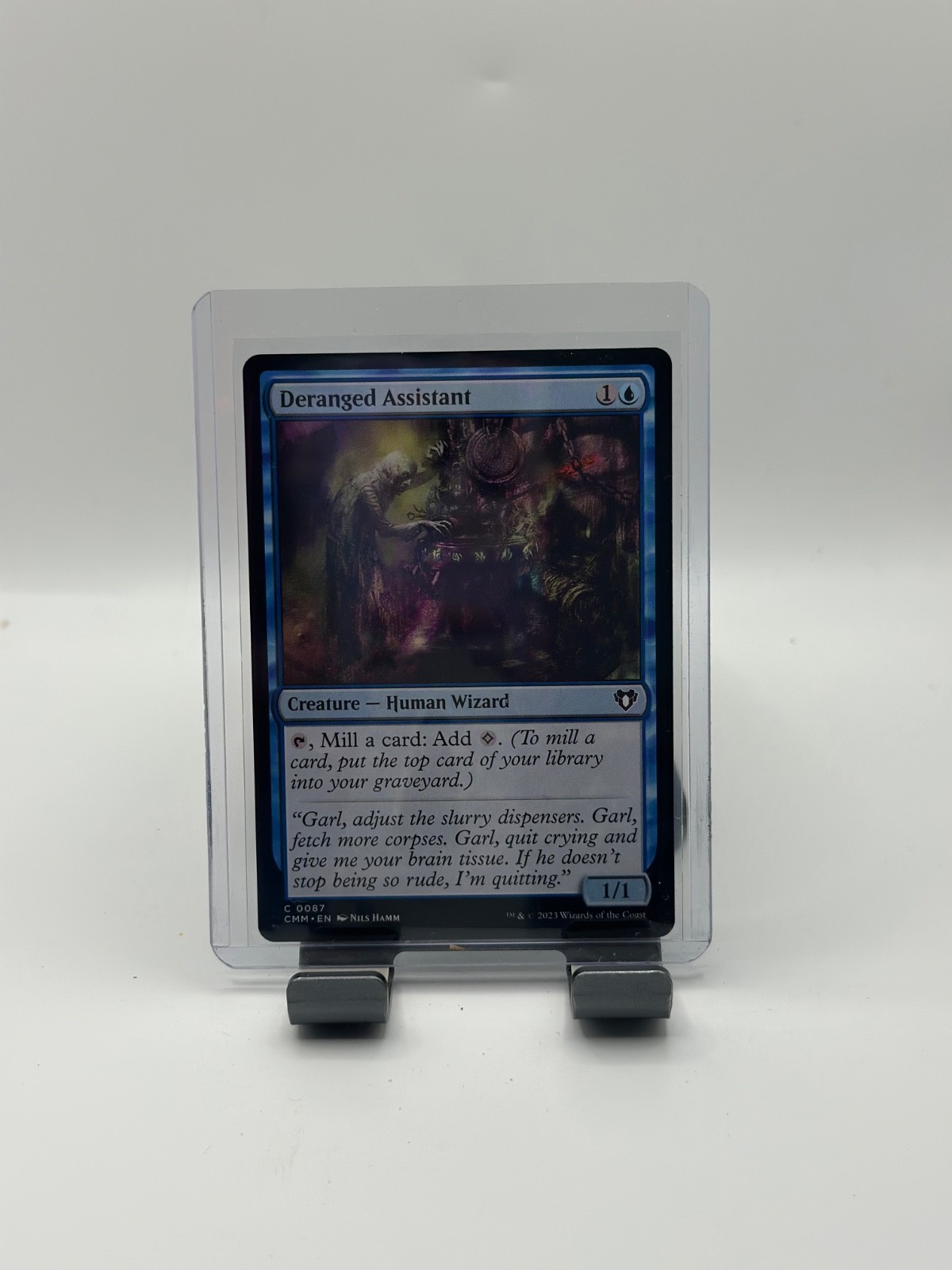MTG, Deranged Assistant $3 ORDER MIN 87 NM CMM: Commander Masters Regular 