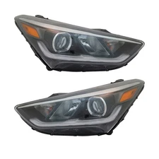 NEW PAIR OF LED HEADLIGHTS FITS HYUNDAI SANTA FE XL ULTIMATE SPORT UTILITY 2019