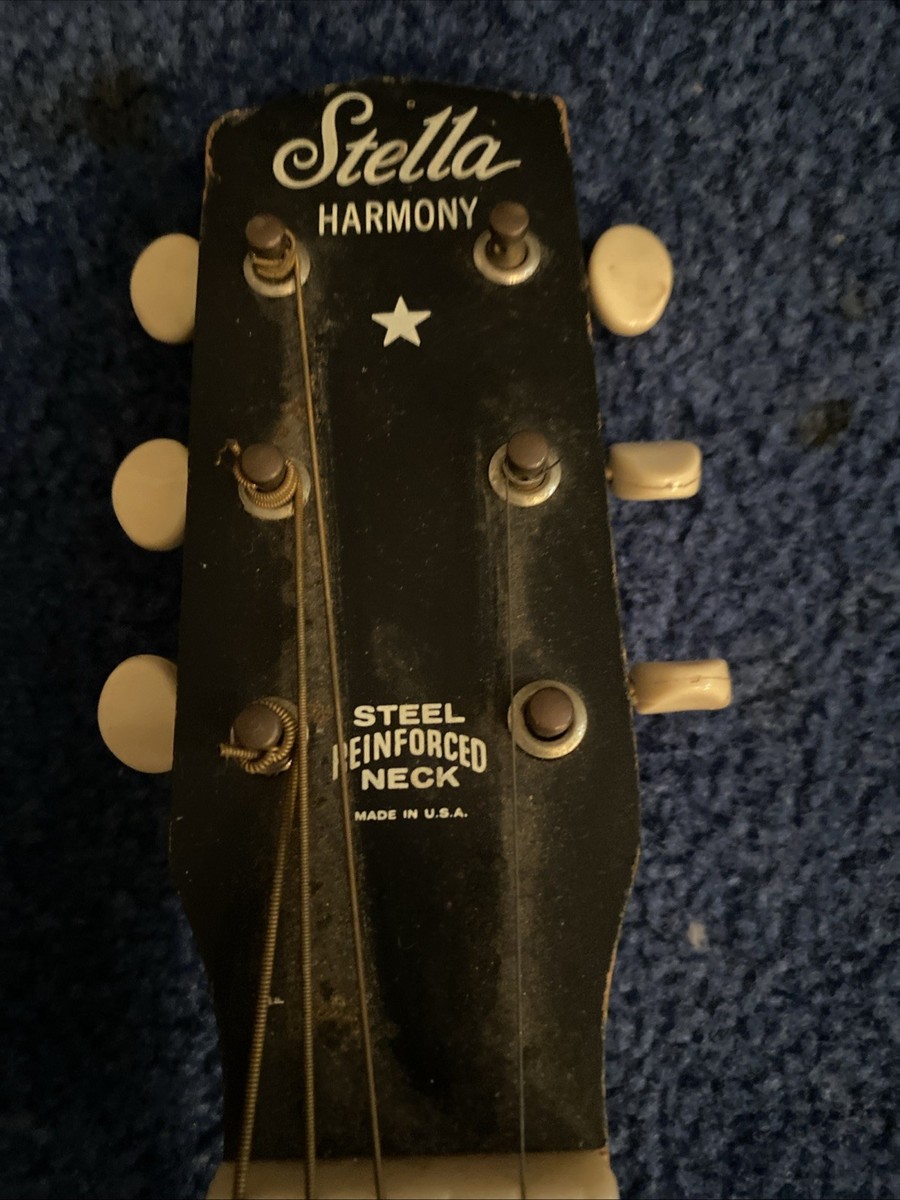 Vintage Stella Harmony Steel Reinforced Neck 6 String Acoustic