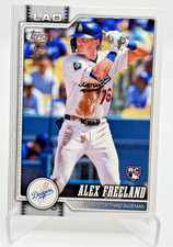 Alex Freeland 2026 Topps Series One 1 Base Rookie Card RC #74 Dodgers