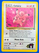 Erika's Clefairy 40/132 Gym Challenge Unlimited LP Rare Vintage WOTC CUTE