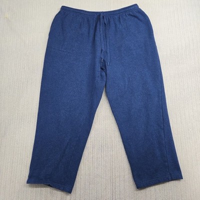 Vintage Classic Elements Fleece Pants Sweatpants Womens 16-18W Blue Sears