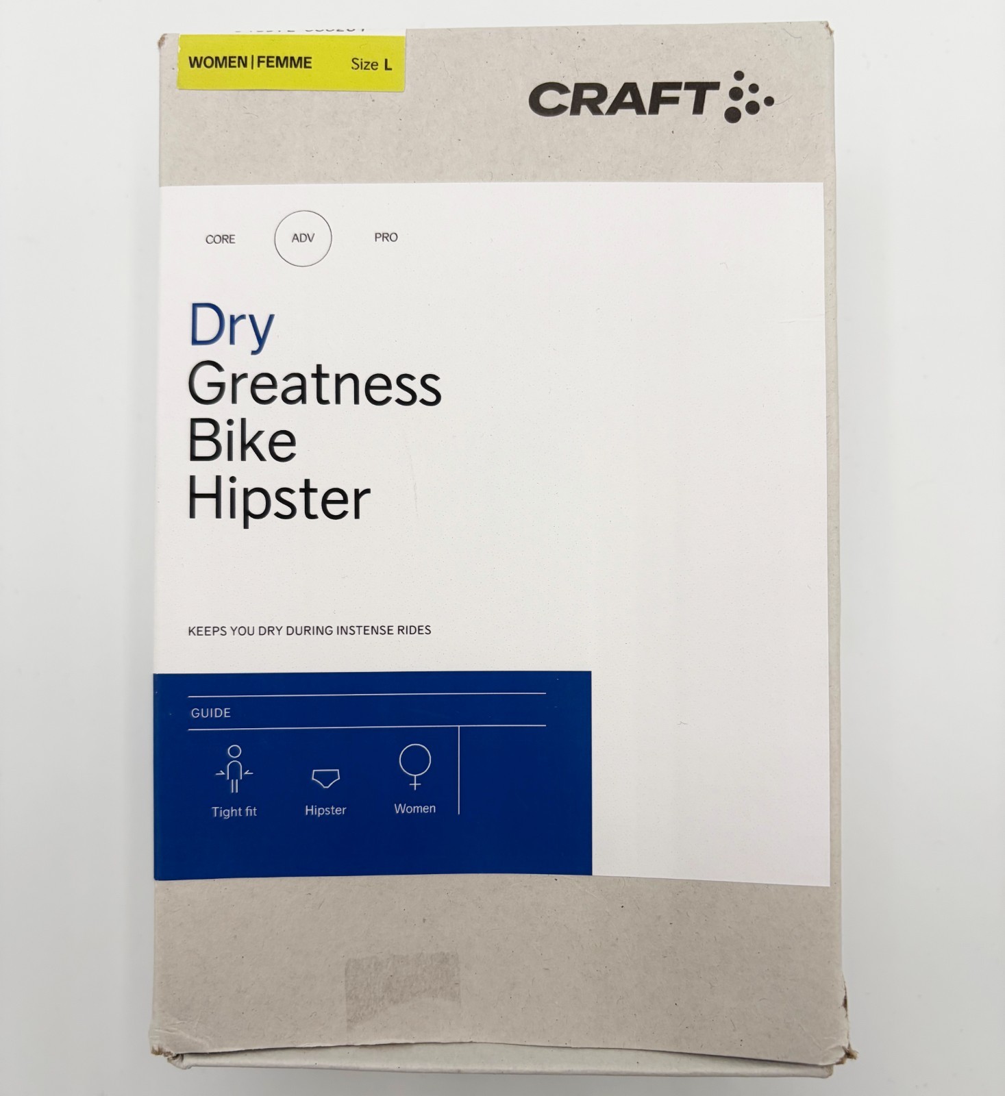 CRAFT Greatness Bike Hipster W, Damen Radunterhose gepolstert - Gr. L