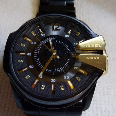 DIESEL DZ1209 Wristwatch Timepiece 43mm Case 10BAR Ready to Use Authentic