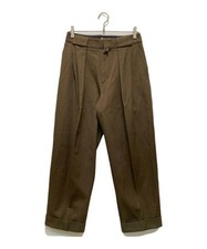 MARGARET HOWELL          WOOL COTTON TROUSERS Slacks brown 578-22420