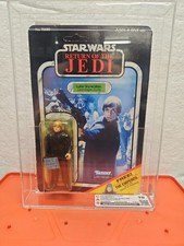 Star Wars 1983 Jedi Luke Skywalker Blue Saber CAS 70 Grade 65 Back Kenner