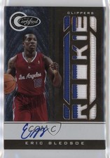 2010-11 Totally Certified Rookie Gold Signatures 2/25 Eric Bledsoe #170 Auto 0c3