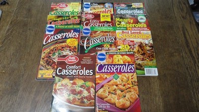 Lot of 11 Recipe/Cook Booklets Casseroles Betty Crocker/Pillsbury Mostly 90's