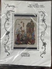 Imaginating The Potting Shed Counted Cross Stitch Kit 1436 By Diane Arthurs NIP
