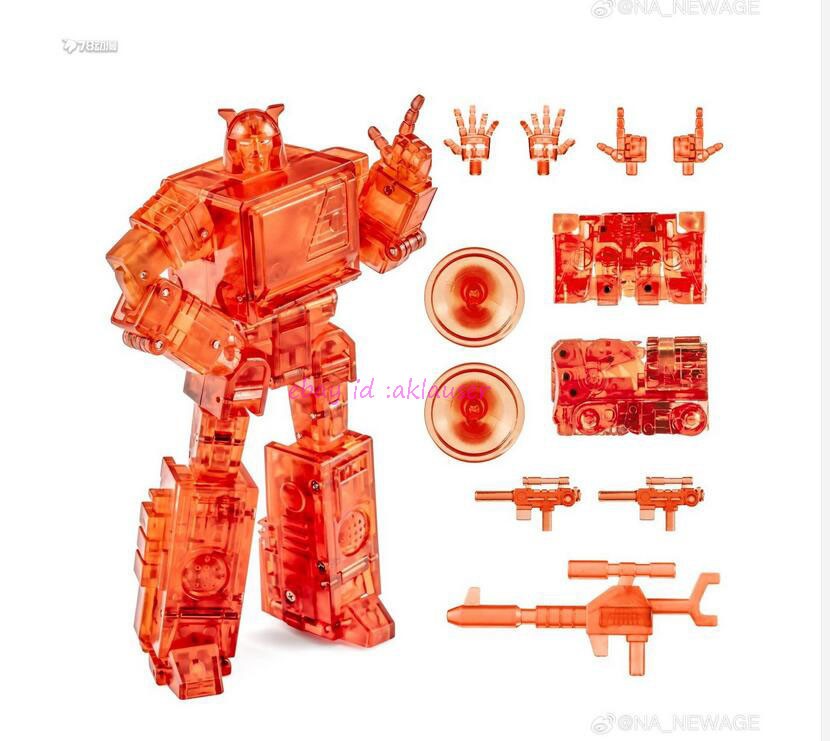 Newage Toys Na H62r Communications Louie Red Transparent Version Action Figure