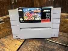 SNES Super Smash TV Cart Only Super Nintendo Authentic Works Screw Loose
