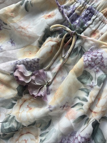 JOIE Maxi Dress Size Xs Floral Print Peony Beachy Flowy Cottage Core - Picture 3 of 8