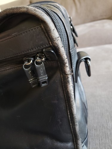 Tumi ALPHA 2 Leather Expandable Organizer Laptop Brief - CLEANED! PRE OWNED! - Afbeelding 15 van 24