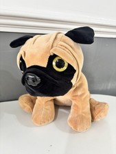 Seating Pug Soft Toy Plushie Teddy Dog Puppy Stuffed Animal