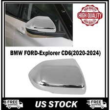 Chrome Right Side Rear View Door Mirror Cover Cap For Ford Explorer 2020-2026