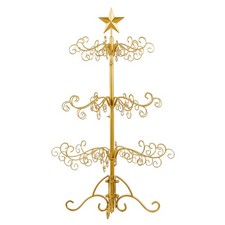 3ft Wrought Iron Christmas Tree,Metal Ornament Display Tree Stand for for Party