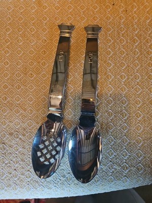 Swid Powell Robert Venturi Serving Spoons Monogramed PVR