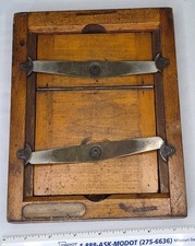 Antique Negative Contact Photography Printing Wood Frame Holder 7x5 Inner Frame