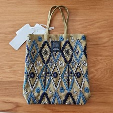 mina perhonen Forest Diamond Tote Bag Cotton New with Tag