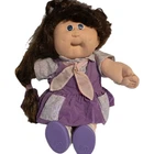 Vtg Signed 1987 Cabbage Patch Kids Curly Growing  Hair Doll Original clothes