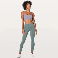 Lululemon Align II Pant 25" Sea Steel Size 6 EUC HR Leggings