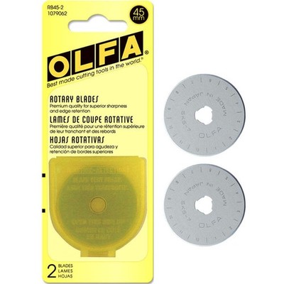 OLFA 45mm Rotary Blades 2 pack, RB45-2 #1079062