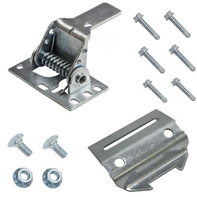 Garage Door Automatic Latch Striker Spring Latch Lock KIT Garage Door Lock