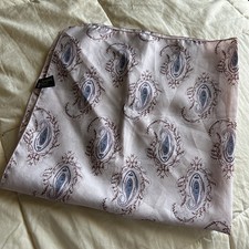 Vintage Scarf Purple PAISLEY 100 Polyester Satin Symphony Scarfs 20" SQUARE