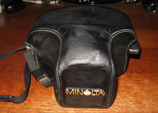 Minolta XG-1 35mm Film Camera Rokkor-X 45mm 1:2 Lens Leather Case