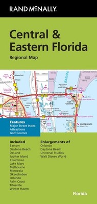 Rand McNally Folded Map: Central & Eastern Florida Regional Map