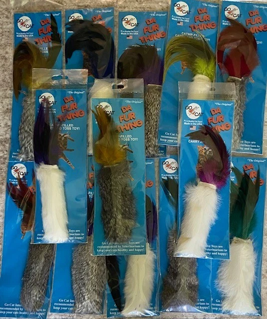 GO CAT FUR THING CAT NIP TOYS COUNT OF 25 INTERACTIVE CAT TOYS