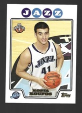 2008-09 Topps Gold Foil 218 RC Kosta Koufos Ohios State Buckeyes Basketball Jazz