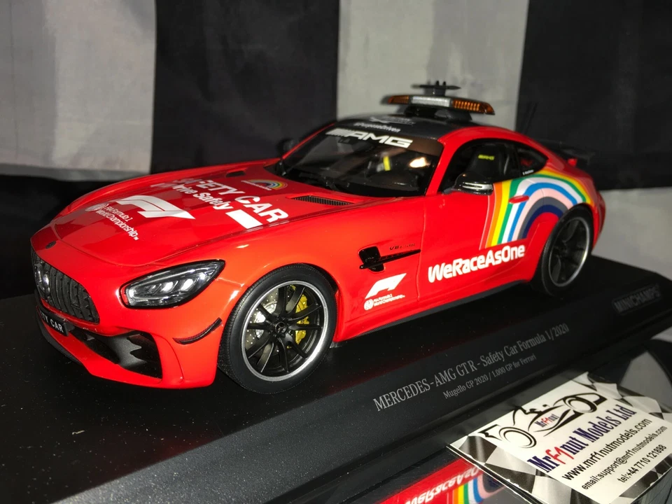 1:18 Minichamps 155036094 Mercedes F1 Safety Car Mugello 2020 - 1000 Ferrari GP - Immagine 2 di 4