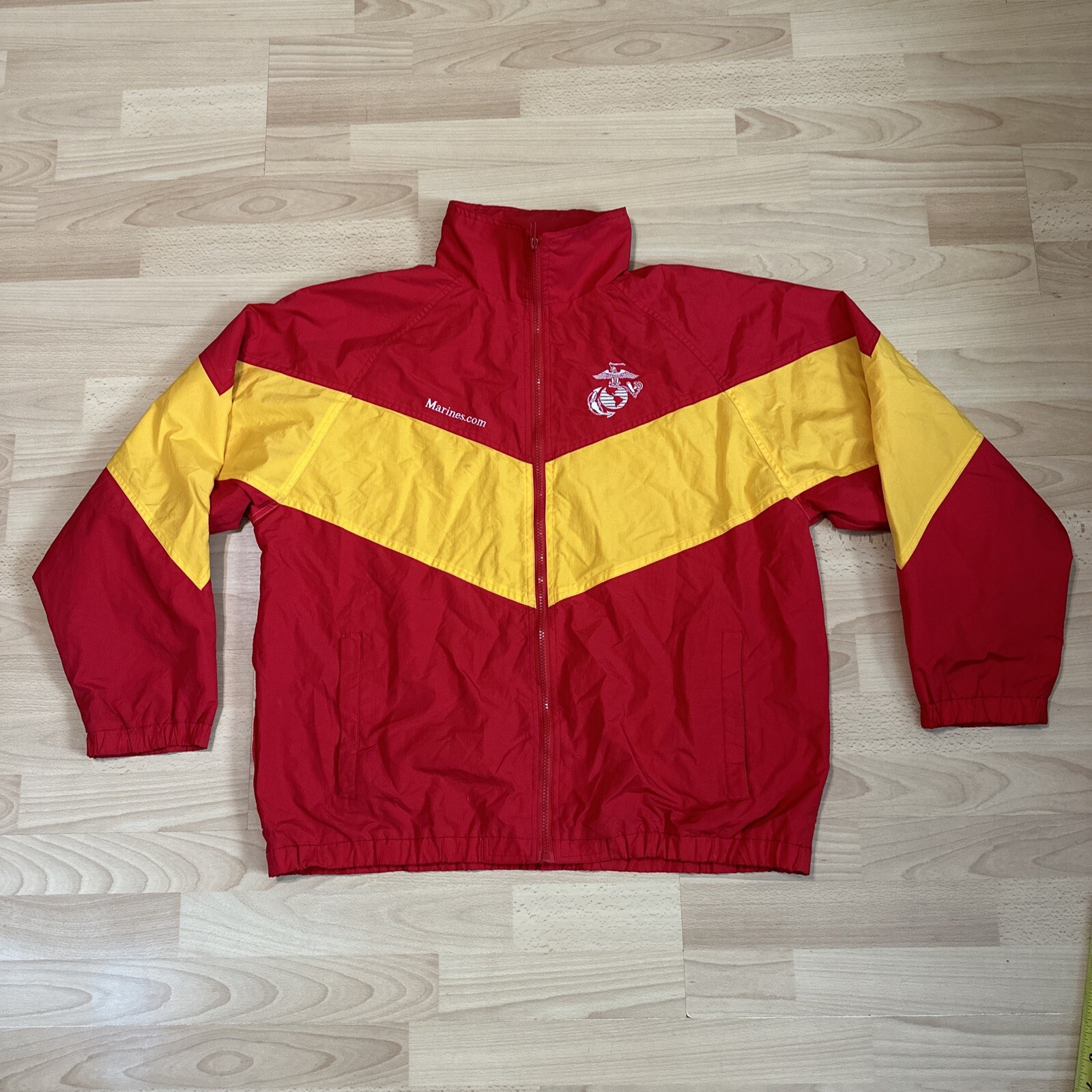 Vintage Marine Corps USMC Windbreaker Jacket USA Men’… Gem