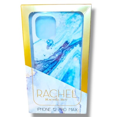 Rachel Apple Iphone Case 12 pro Max Full Protection NWT Marble Blue White 