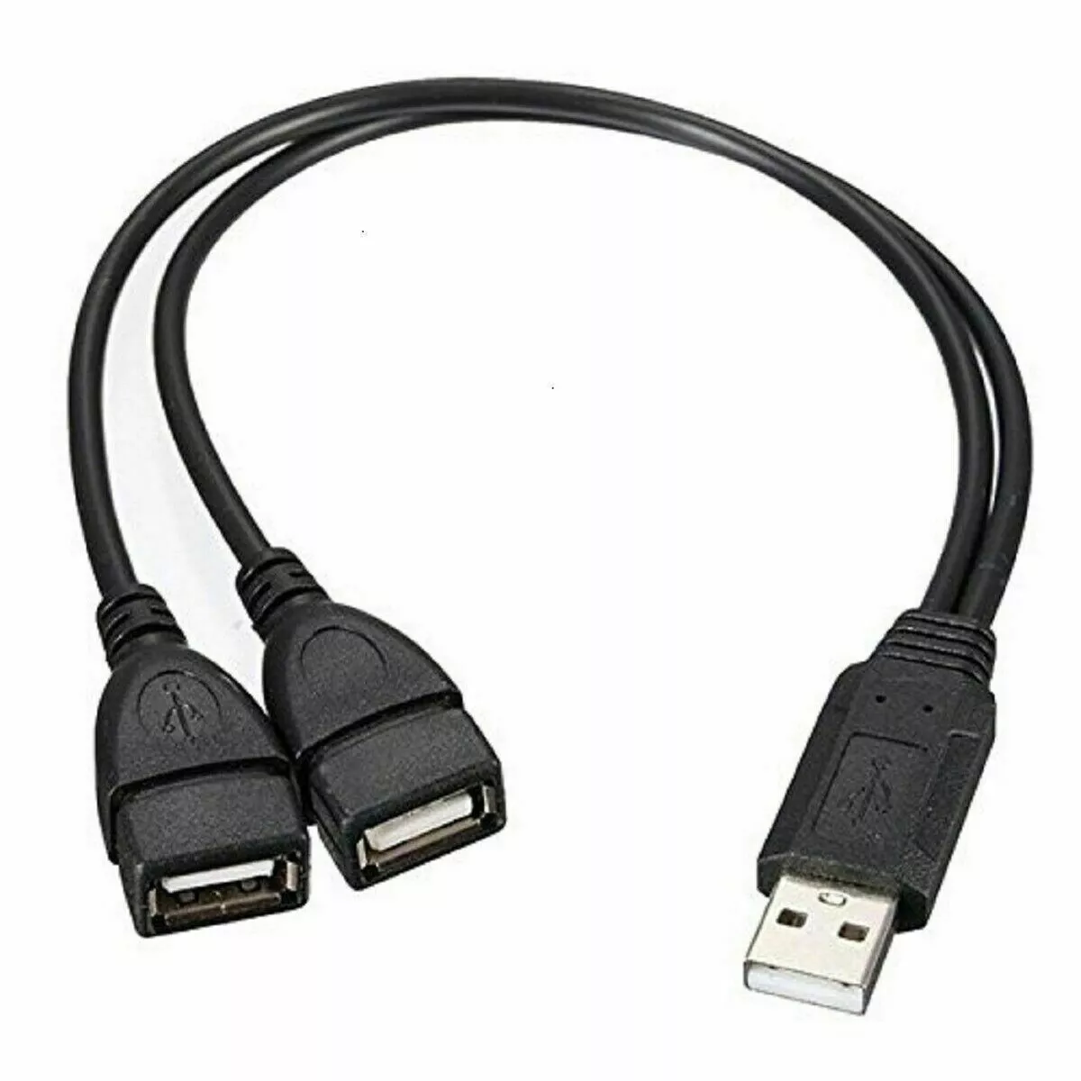 Dual male usb cable deals