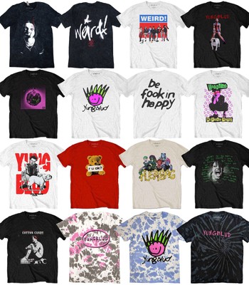 Offizielles Yungblud T-Shirt Punker Be Happy Weird R-U-OK Neu Unisex